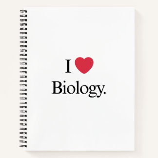 I Liebe Biologie Notizblock