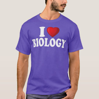 I Liebe Biologie T-Shirt