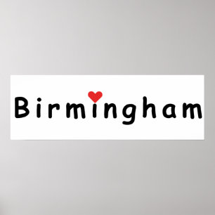 I Liebe Birmingham Poster