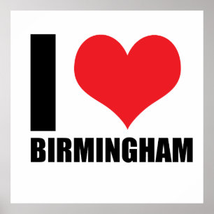 I Liebe Birmingham Poster