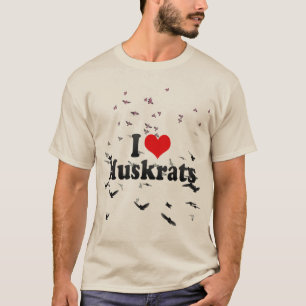I Liebe-Bisamratten T-Shirt
