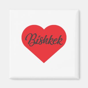 I Liebe Bischkek - Kirgisistan Magnet