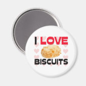 I Liebe Biscuits Magnet (Vorderseite/Rückseite)