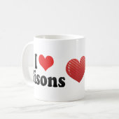 I Liebe-Bisone Kaffeetasse (Vorderseite Links)