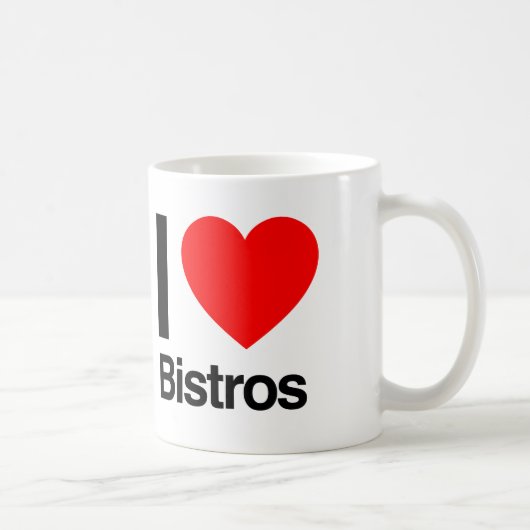 i Liebe bistros Kaffeetasse (Rechts)