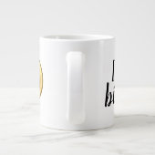 I Liebe Bitcoin Jumbo-Tasse (Rückseite)