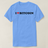 I Liebe Bitcoin T-Shirt (Design vorne)