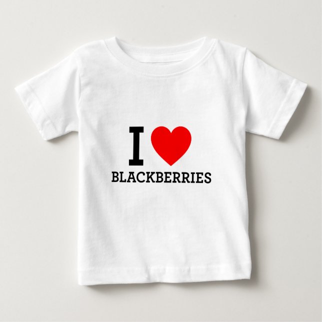 I LIEBE BLACKBERRY BABY T-SHIRT (Vorderseite)