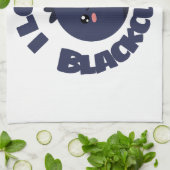 I Liebe Blackcurrant Küchentücher (Gefaltet)
