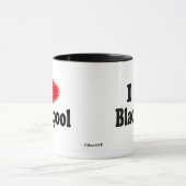 I Liebe Blackpool Tasse (Zentrum)