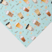 I Liebe Blasen Tee blau Seidenpapier (Ausschnitt)