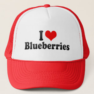 I Liebe-Blaubeeren Truckerkappe
