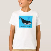 I Liebe BLAUE WHALES - Gefährdete tierische Grafik T-Shirt (Vorderseite)