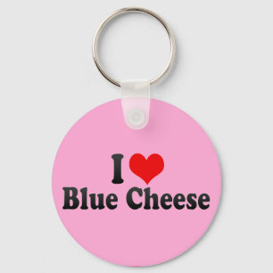 I Liebe Blaukäse Schlüsselanhänger