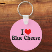 I Liebe Blaukäse Schlüsselanhänger (Vorderseite)