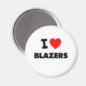 I Liebe Blazers Magnet (Vorderseite/Rückseite)