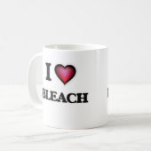 I Liebe-Bleichmittel Kaffeetasse (Vorderseite Links)