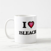 I Liebe-Bleichmittel Kaffeetasse (Links)