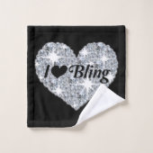 I Liebe Blenden 3 Stück Handtuchhandtuch Set (Waschlappen)