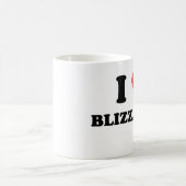 I Liebe-Blizzarde Kaffeetasse (Mittel)