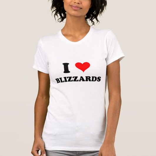 I Liebe-Blizzarde T-Shirt (Vorderseite)