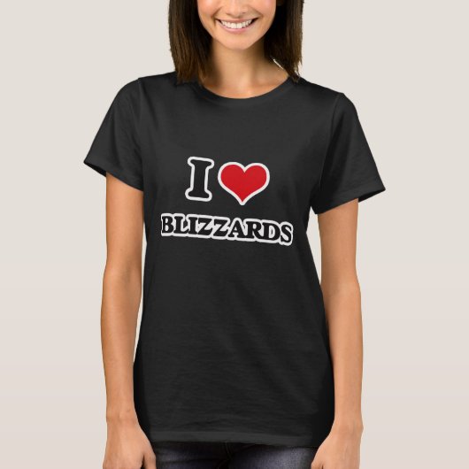 I Liebe-Blizzarde T-Shirt (Vorderseite)