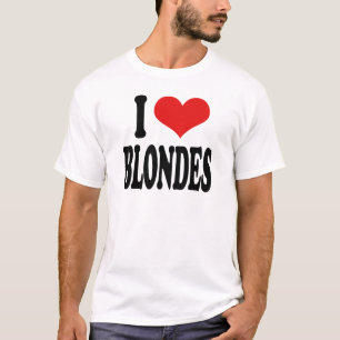 I Liebe-Blondinen T-Shirt