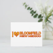 I Liebe Bloomfield, NM Postkarte (Stehend Vorderseite)