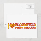 I Liebe Bloomfield, NM Postkarte (Vorne/Hinten)