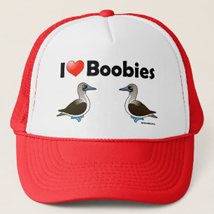 I Liebe Blue-Foot Boobies Truckerkappe