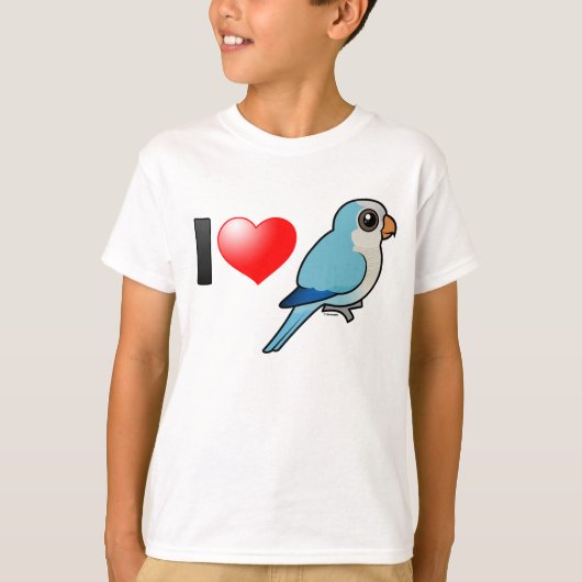 I Liebe Blue Quakers T-Shirt (Vorderseite)