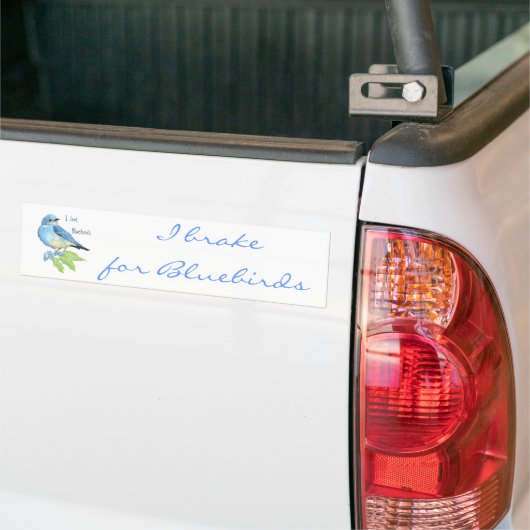 I Liebe Bluebirds, Vogelsammlung Autoaufkleber (Auf Lkw)