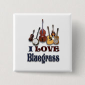 I LIEBE BLUEGRASS-BUTTON BUTTON (Vorderseite)