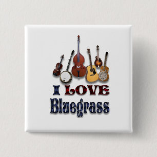 I LIEBE BLUEGRASS-BUTTON BUTTON