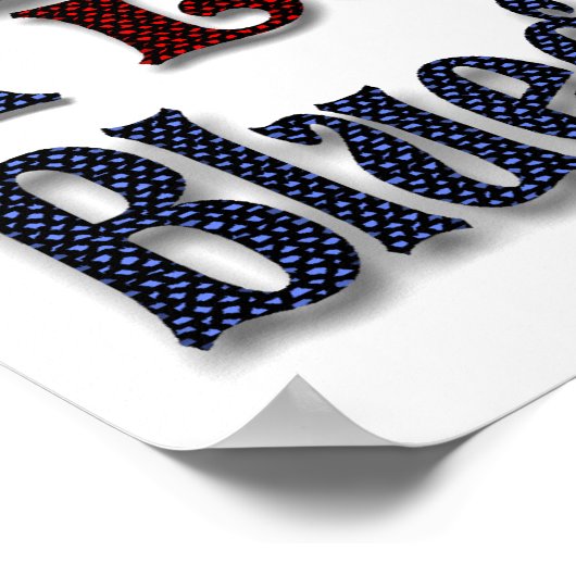 I LIEBE BLUEGRASS - POSTER (Ecke)