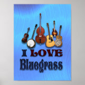 I LIEBE BLUEGRASS - POSTER (Vorne)