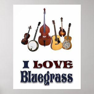I LIEBE BLUEGRASS* POSTER