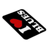 I LIEBE BLUES MAGNET (Rechte Seite)