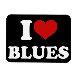 I LIEBE BLUES MAGNET