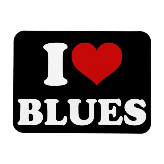 I LIEBE BLUES MAGNET (Horizontal)