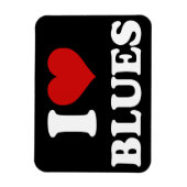 I LIEBE BLUES MAGNET (Vertikal)