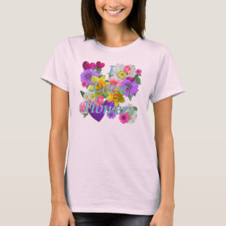 I LIEBE-BLUMEN T-Shirt