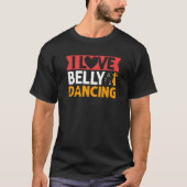 I Liebe Bly tanzt Hula Tanz Tänzerin T-Shirt (Vorderseite)