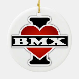 I Liebe BMX Keramikornament