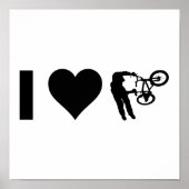I LIEBE BMX POSTER (Vorne)