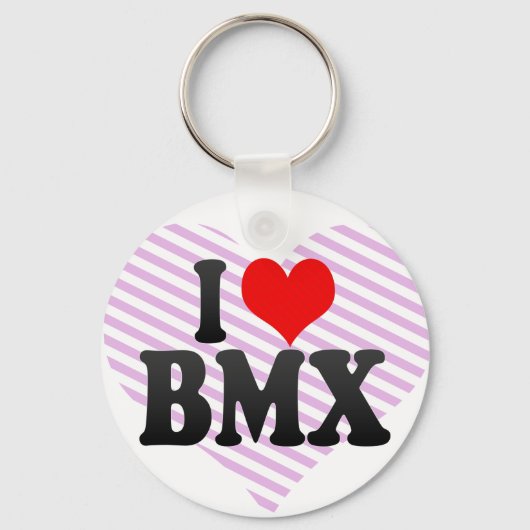 I LIEBE BMX SCHLÜSSELANHÄNGER (Vorderseite)