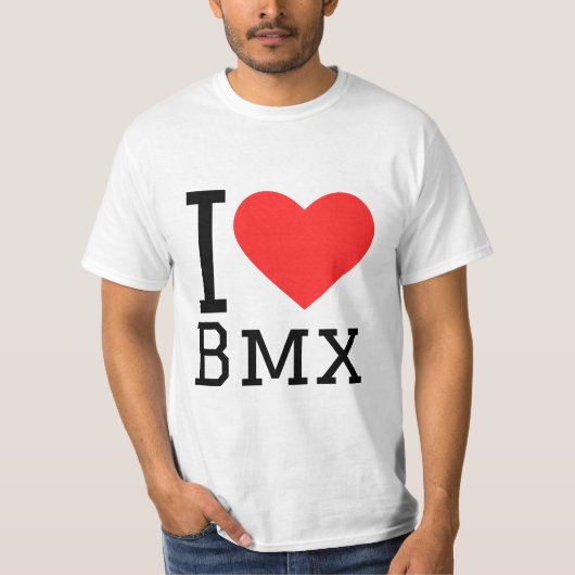 I Liebe bmx T-Shirt (Vorderseite)