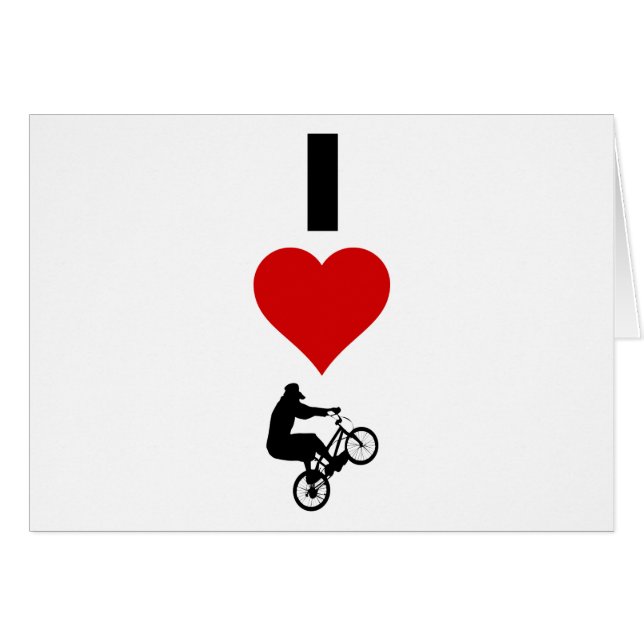 I Liebe BMX (vertikal) (Vorderseite (Horizontal))