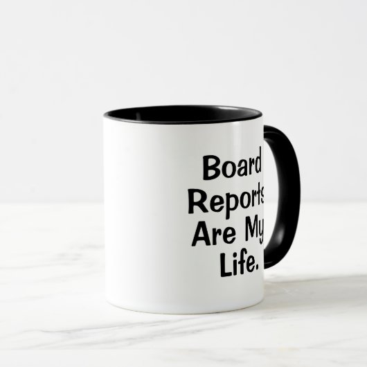 I Liebe Board berichtet über den Funny Accountant Tasse (VorderseiteRechts)