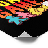 I Liebe Board Games Nerd Poster (Ecke)